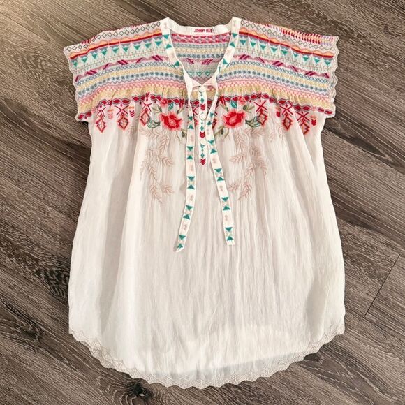 Johnny Was Embroidery Tunic - Picture 1 of 9